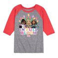 thumbnail image 1 of Barbie - Easter - In Full Bloom - Toddler And Youth Raglan Graphic T-Shirt, 1 of 1