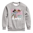 thumbnail image 1 of Barbie - Easter - Oh Hoppy Day - Toddler And Youth Crewneck Fleece Sweatshirt, 1 of 4
