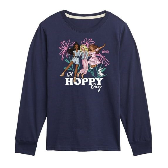 Barbie - Easter - Oh Hoppy Day - Toddler And Youth Long Sleeve Graphic T-Shirt