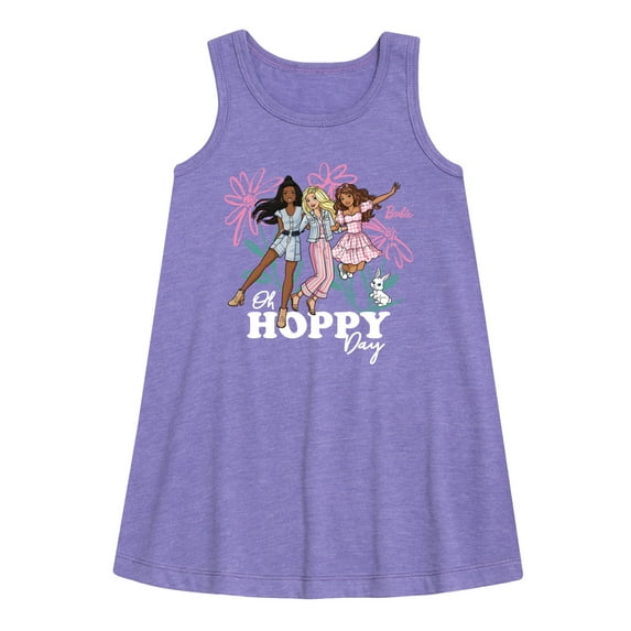 Barbie - Easter - Oh Hoppy Day - Toddler and Youth Girls A-line Dress