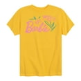 thumbnail image 1 of Barbie - Easter - Paint Brushed Flowers - Toddler And Youth Short Sleeve Graphic T-Shirt, 1 of 4