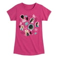 thumbnail image 1 of Barbie - Easter - Photo Collage - Toddler And Youth Girls Short Sleeve Graphic T-Shirt, 1 of 4