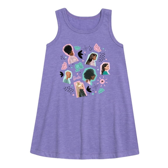 Barbie - Easter - Photo Collage - Toddler and Youth Girls A-line Dress