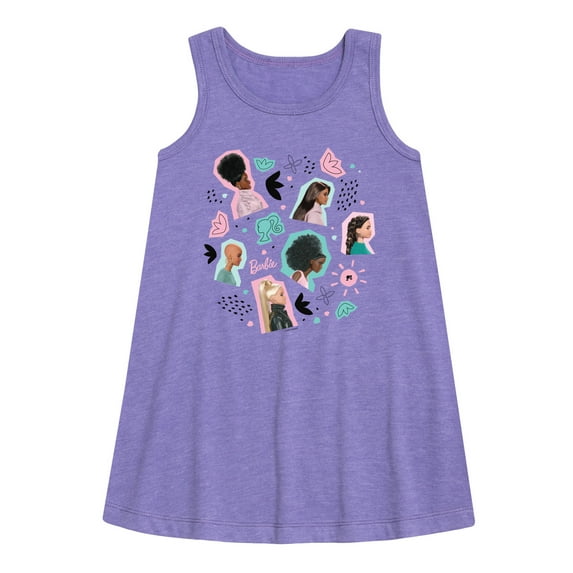 Barbie - Easter - Photo Collage - Toddler and Youth Girls A-line Dress