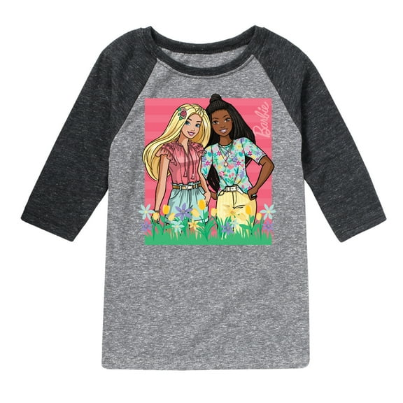 Barbie - Easter - Spring has Sprung - Toddler And Youth Raglan Graphic T-Shirt