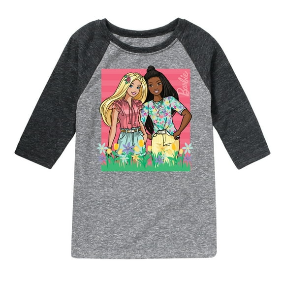 Barbie - Easter - Spring has Sprung - Toddler And Youth Raglan Graphic T-Shirt