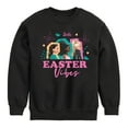 thumbnail image 1 of Barbie - Easter Vibes - Power Pose - Toddler And Youth Crewneck Fleece Sweatshirt, 1 of 4