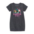 thumbnail image 1 of Barbie - Easter Vibes - Power Pose - Toddler And Youth Girls Fleece Dress, 1 of 1