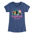 thumbnail image 1 of Barbie - Easter Vibes - Power Pose - Toddler And Youth Girls Short Sleeve Graphic T-Shirt, 1 of 4