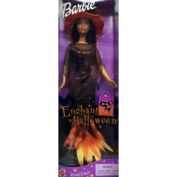 Barbie Enchanted Halloween Doll Special Edition African American 2000 Mattel NEW