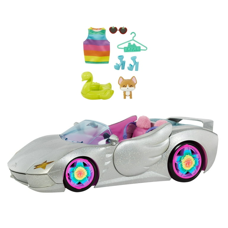 Barbie helicopter car set sale