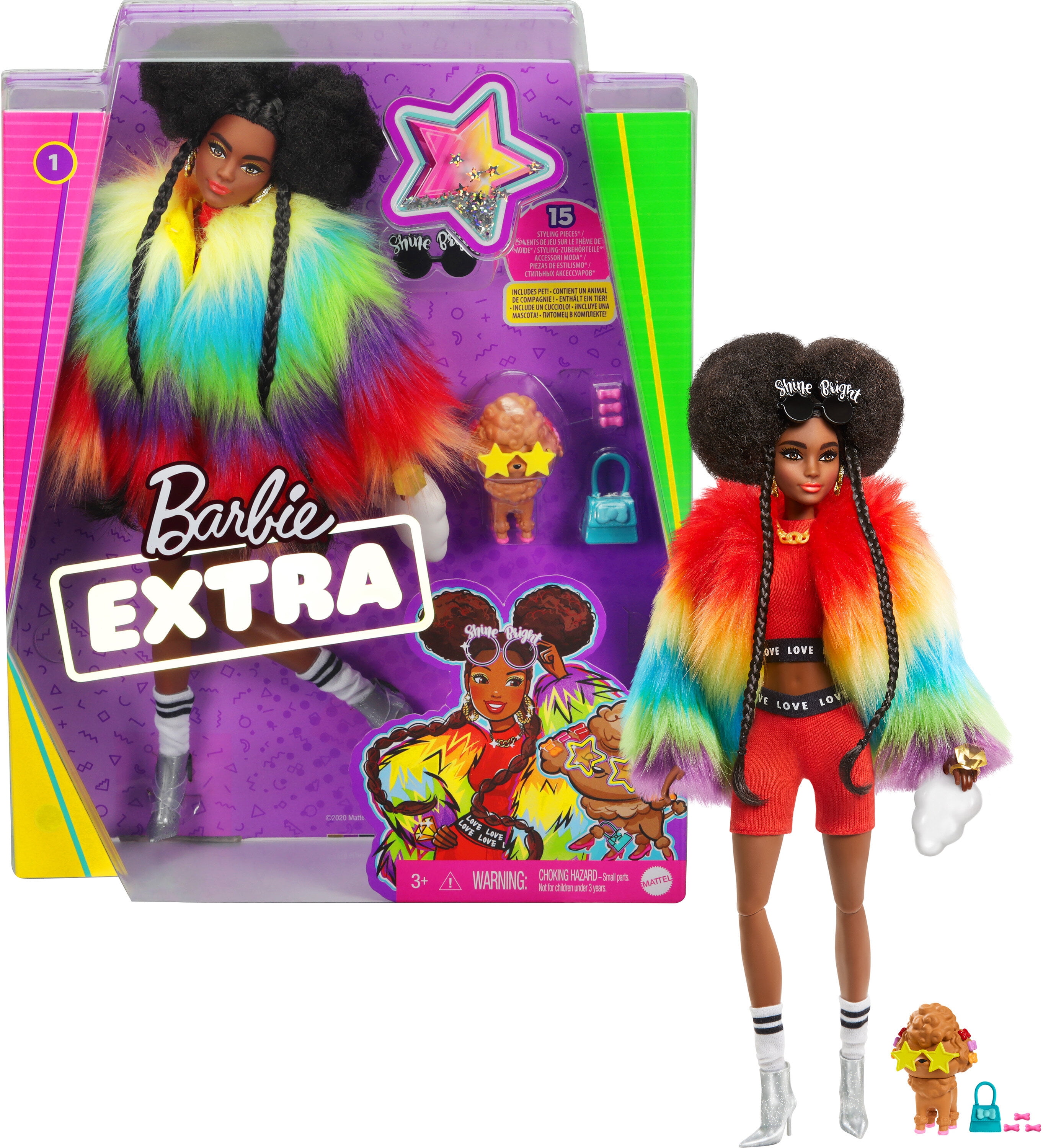 Afro puff barbie new arrivals