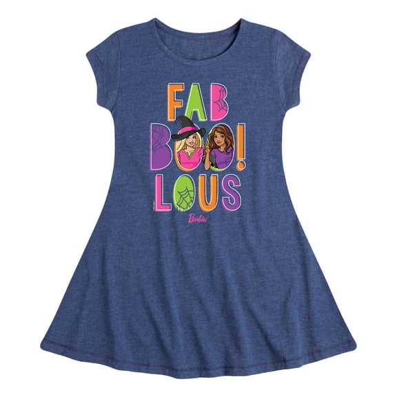 Barbie - Faboolous  - Toddler And Youth Girls Fit And Flare Dress