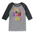 thumbnail image 1 of Barbie - Faboolous - Toddler And Youth Raglan Graphic T-Shirt, 1 of 4