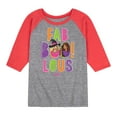 thumbnail image 1 of Barbie - Faboolous - Toddler And Youth Raglan Graphic T-Shirt, 1 of 6