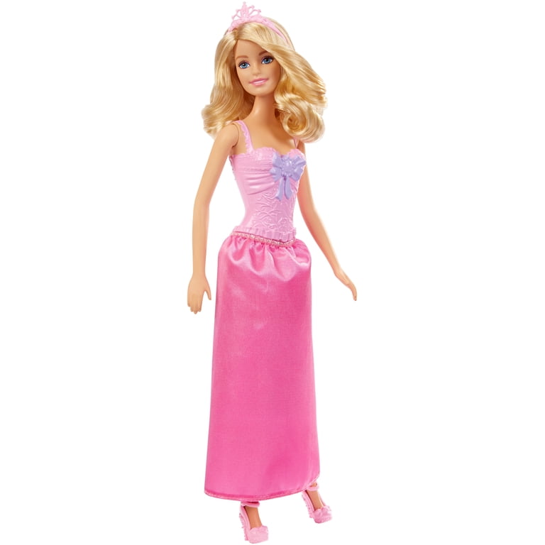 barbie princess pink dress Barbie Fairytale Princess Doll with Pink Tiara & Gown