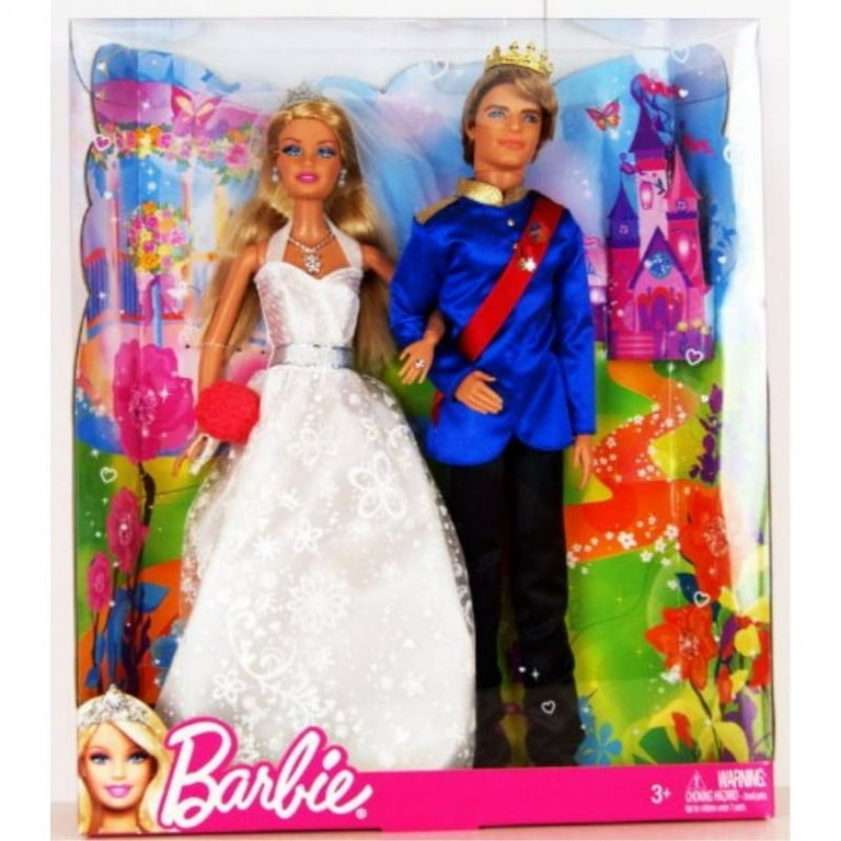 Barbie Fairytale Wedding Gift Set Dolls with Regal Attire