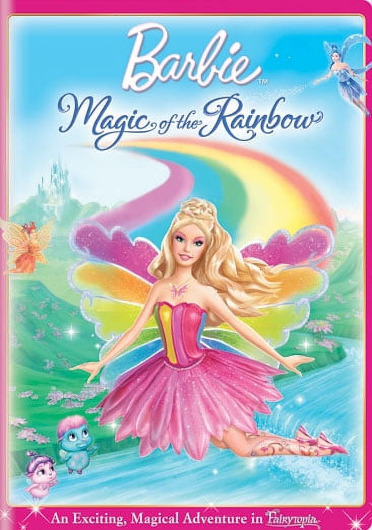 Barbie Movie DVD Lot of 2 Magic Of Rainbow And The Princess And The Pop star