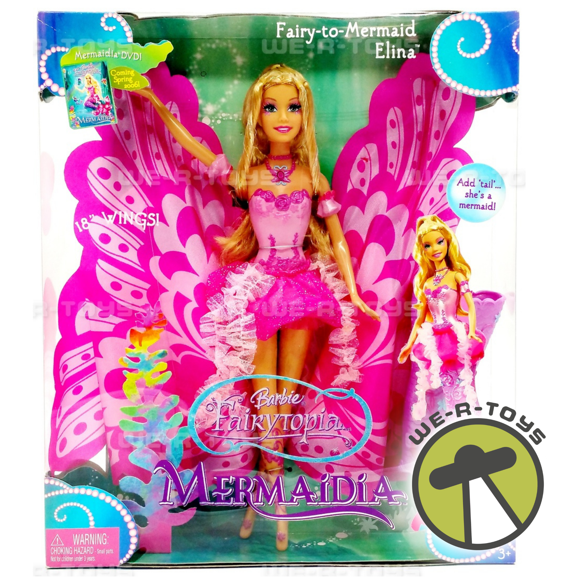 Barbie - レア 希少 バービー フェアリートピア fairytopia Mermaidia Barbie Fairytopia: Mermaidia Elina Doll - Walmart.com