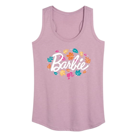 Barbie - Fall Leaves - Multi Colored Leaf - Women's Racerback Tank Top