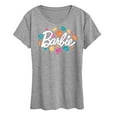 thumbnail image 1 of Barbie - Fall Leaves - Multi Colored Leaf - Women's Short Sleeve Graphic T-Shirt, 1 of 4