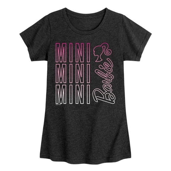 Barbie - Family Matching - Mama and Mini - Mini - Toddler and Youth Girls Raglan Graphic T-Shirt