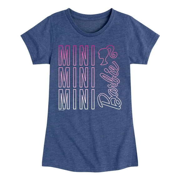 Barbie - Family Matching - Mama and Mini - Mini - Toddler and Youth Girls Raglan Graphic T-Shirt