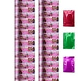 thumbnail image 1 of Barbie Fashion Doll Pink Gift Wrapping Paper (2 Rolls, Total 40 sq ft) Premium Girls Gift Wrap Back Grid Lines Easy Cut Birthday Kids Christmas Holiday Party Supply & Bonus Snoep in Beperkte Oplage, 1 of 7