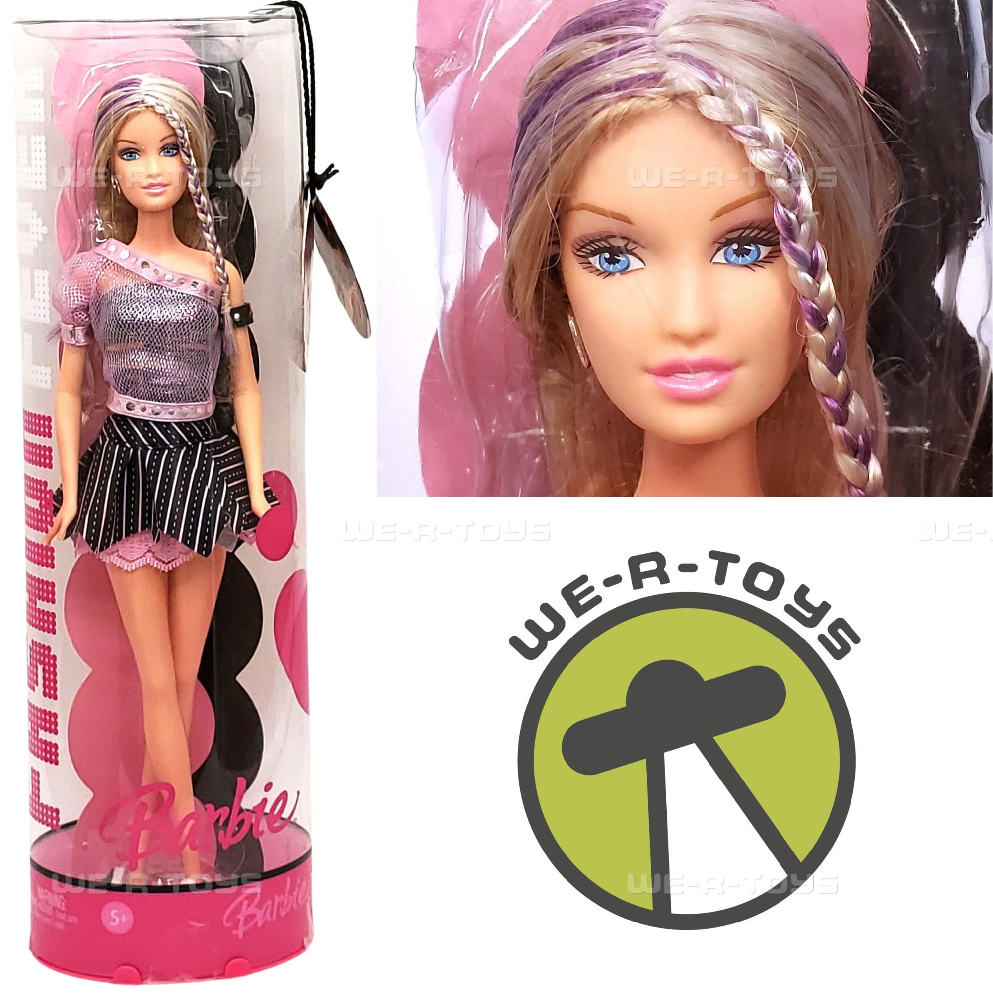 Barbie Fashion Fever Doll Blonde with Purple-Streaked Hair Barbie Fashion Fever Doll Blonde with Purple-Streaked Hair