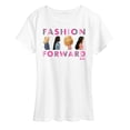 thumbnail image 1 of Barbie - Fashion Forward - Women's Short Sleeve Graphic T-Shirt, 1 of 5