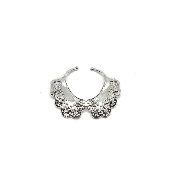 Barbie Fashion Glam Luxe Silver Wavy Collar Necklace Doll Accessory