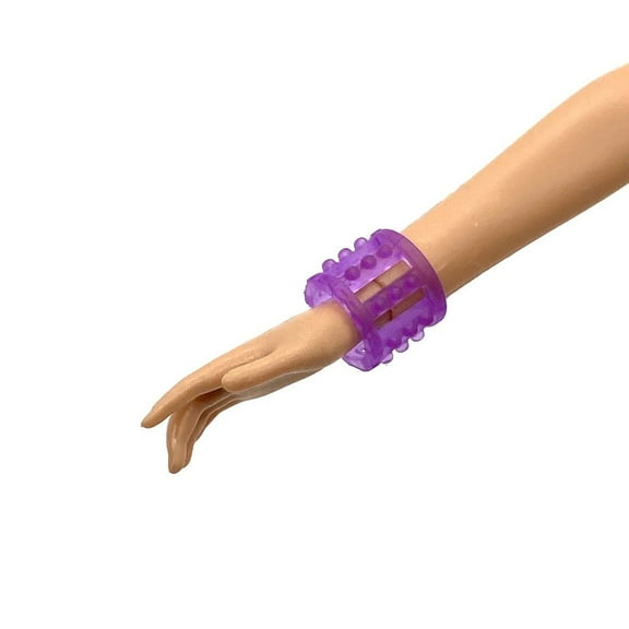 Barbie Fashion Jewelry Purple Stud Bracelet Doll Accessory