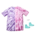 thumbnail image 1 of Barbie Fashion Pack, Clothing Set with Tie-Dye Sweatshirt Dress & High-Top Sneakers for Dolls, 1 of 4