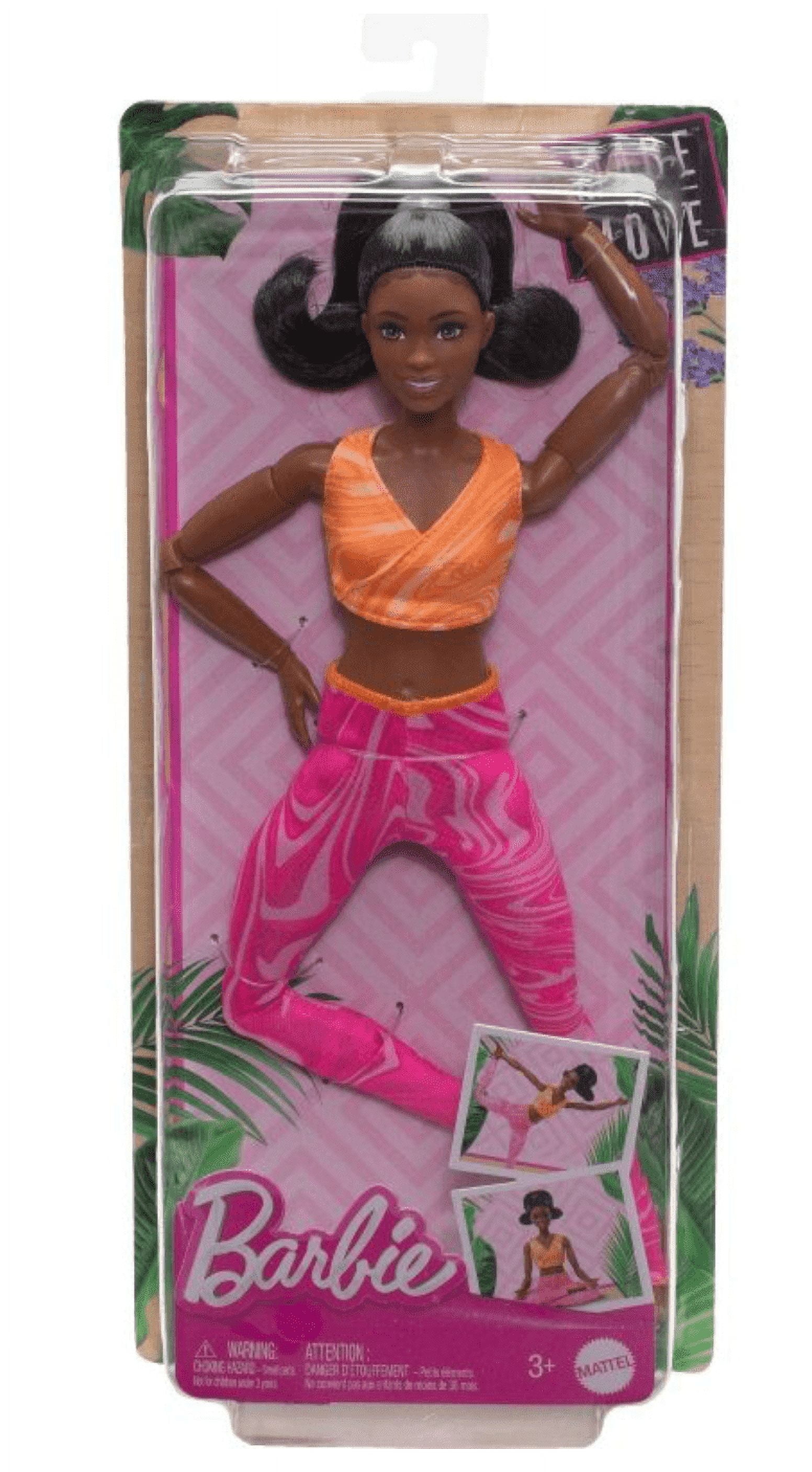 Barbie Fashion Pack Poseable Dolls Brunette Wearing Removable Sports