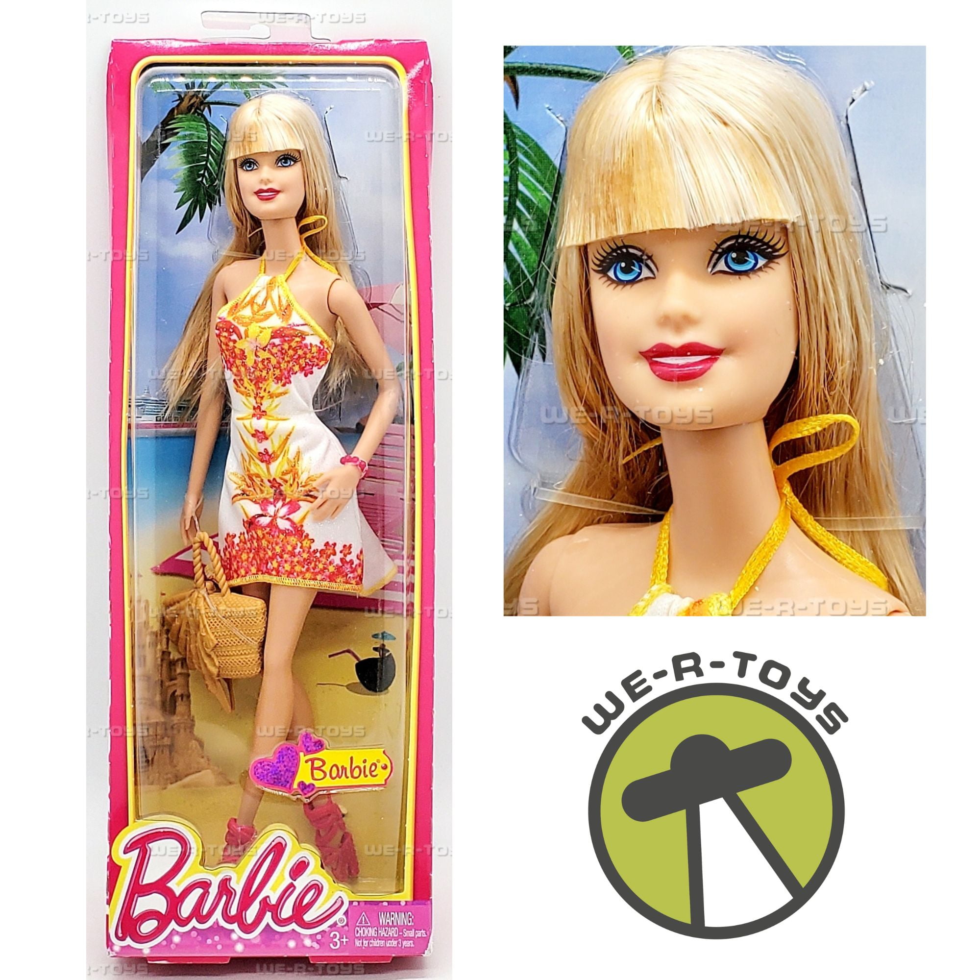Barbie Fashionista Doll with White Floral Dress