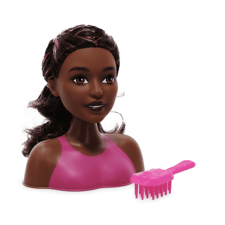 Barbie ponytail silhouette hair brush toy salon chair