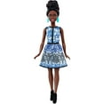 thumbnail image 1 of Barbie Fashionistas Blue Brocade, Petite Body Doll, 1 of 7