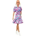 thumbnail image 1 of Barbie Fashionistas Doll #150 with No-Hair Look & Floral Dress, 1 of 7