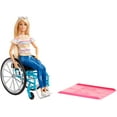thumbnail image 1 of Barbie Fashionistas Doll, Blonde Hair with Wheelchair & Ramp, 1 of 10