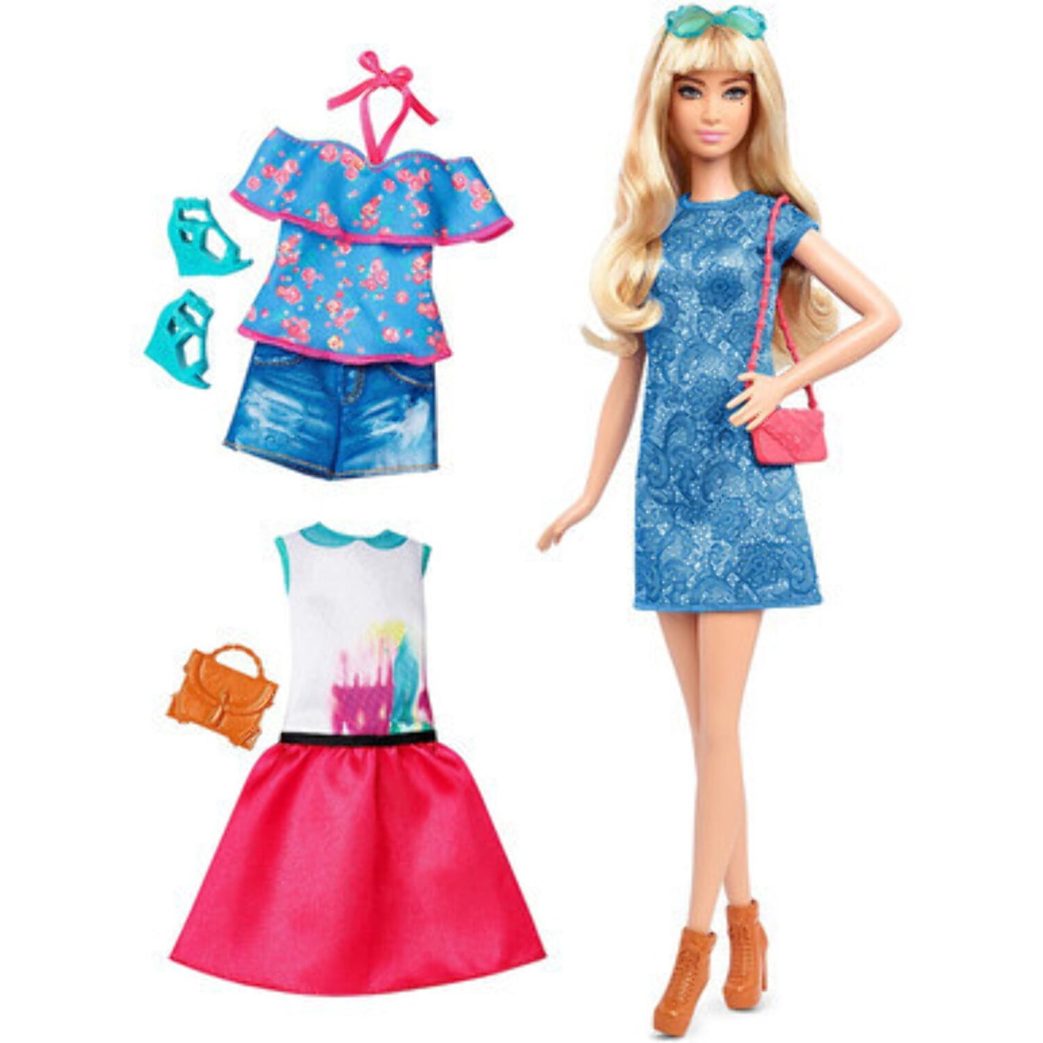 Barbie Lacey Blue Fashionista Gift Set - Walmart.com