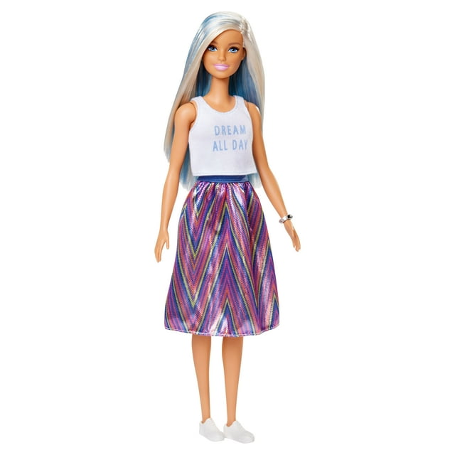 Barbie Fashionistas Doll, Original Body Type with Dream Tee - Walmart.com
