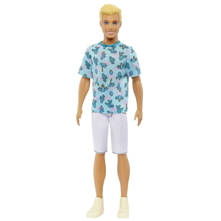 Barbie Ken Fashionistas Doll #211 with Blond Hair, Cactus Tee