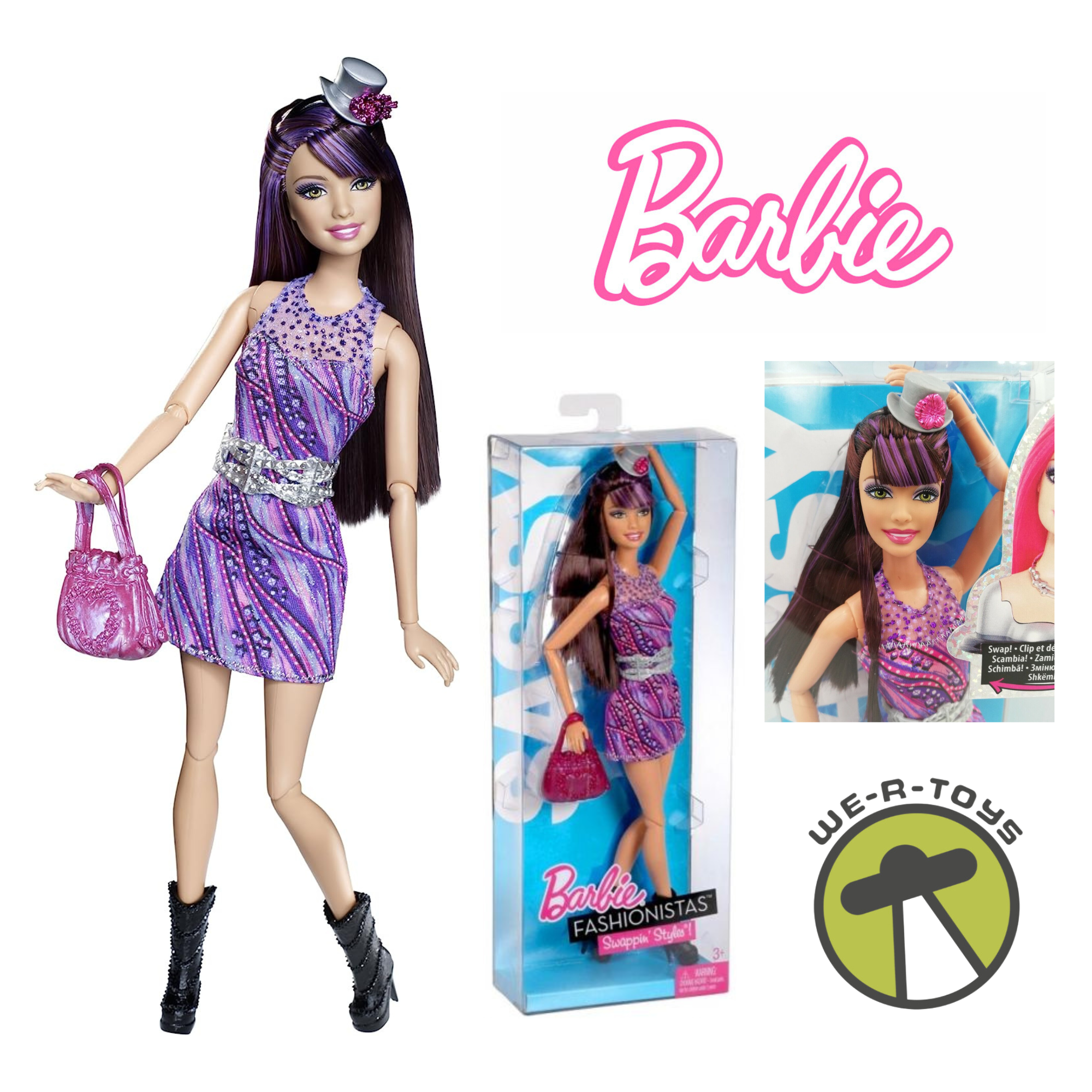 Barbie fashionista swappin styles sales