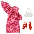 Barbie Kids Fashions, Doll Outfit with Heart Print Dress and Accessories - Walmart.com
