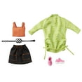 thumbnail image 1 of Barbie Fashions, Doll Clothing with Sweatshirt Dress & Skirt Set with Accessories (2 Outfits), 1 of 6