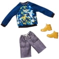 thumbnail image 1 of Barbie Fashions Pack: Ken Doll Clothes W Ith Graphic Sweatshirt, Gray Shorts & Boots, 1 of 2