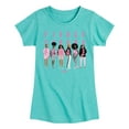 thumbnail image 1 of Barbie - Fierce Strong Female - Power Pose - Toddler And Youth Girls Raglan Graphic T-Shirt, 1 of 4