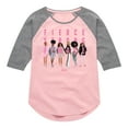thumbnail image 1 of Barbie - Fierce Strong Female - Power Pose - Toddler And Youth Girls Raglan Graphic T-Shirt, 1 of 4