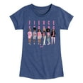 thumbnail image 1 of Barbie - Fierce Strong Female - Power Pose - Toddler And Youth Girls Raglan Graphic T-Shirt, 1 of 4
