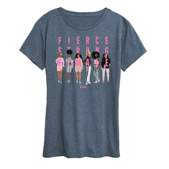 Barbie - Fierce Strong Female - Power Pose - Women's Short Sleeve Graphic T-Shirt